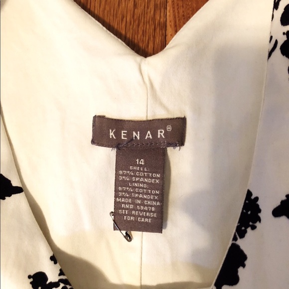 Black and white Kenar dress - Picture 4 of 4